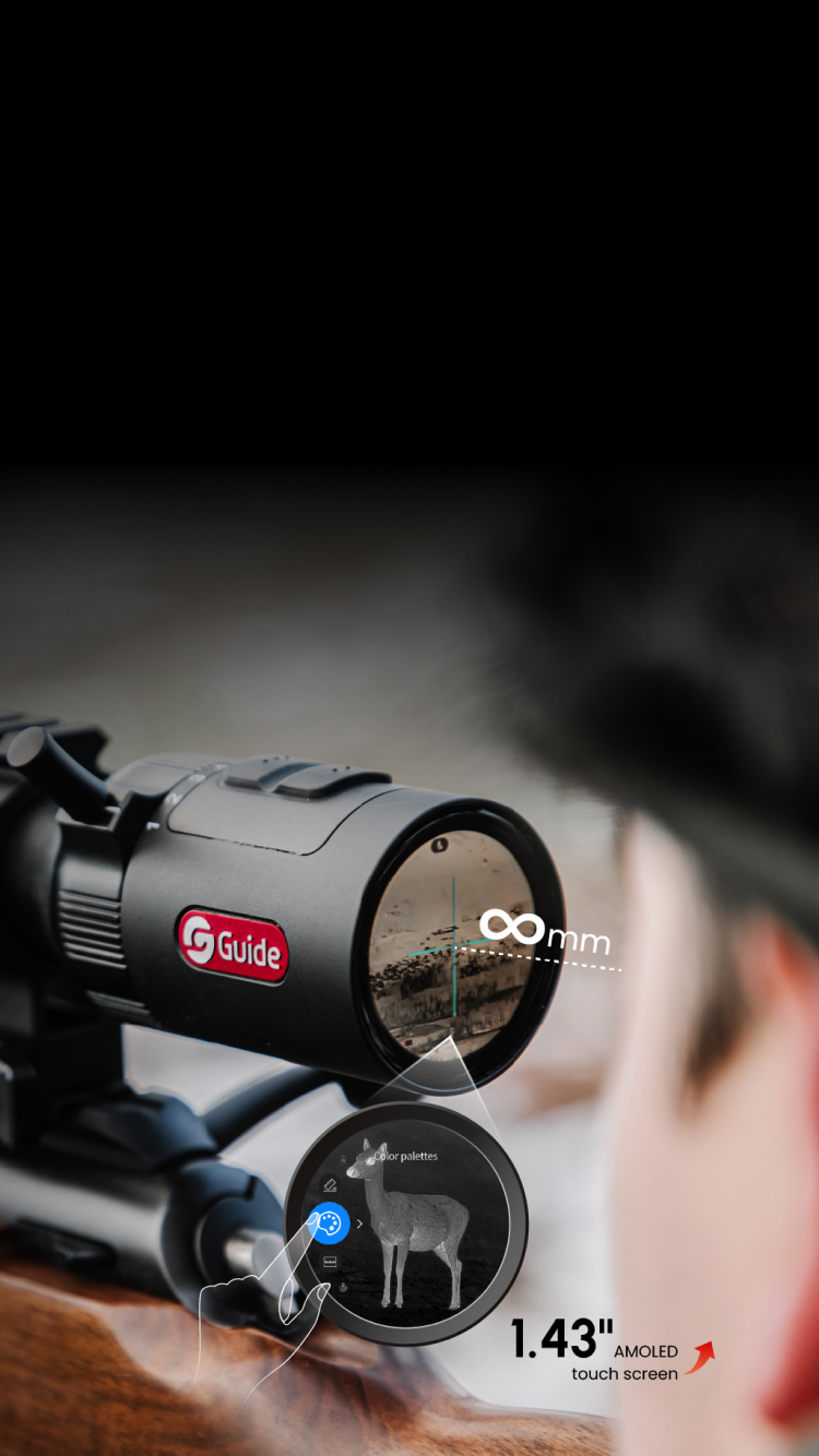 Toca para controlar <br>Distancia ocular infinita