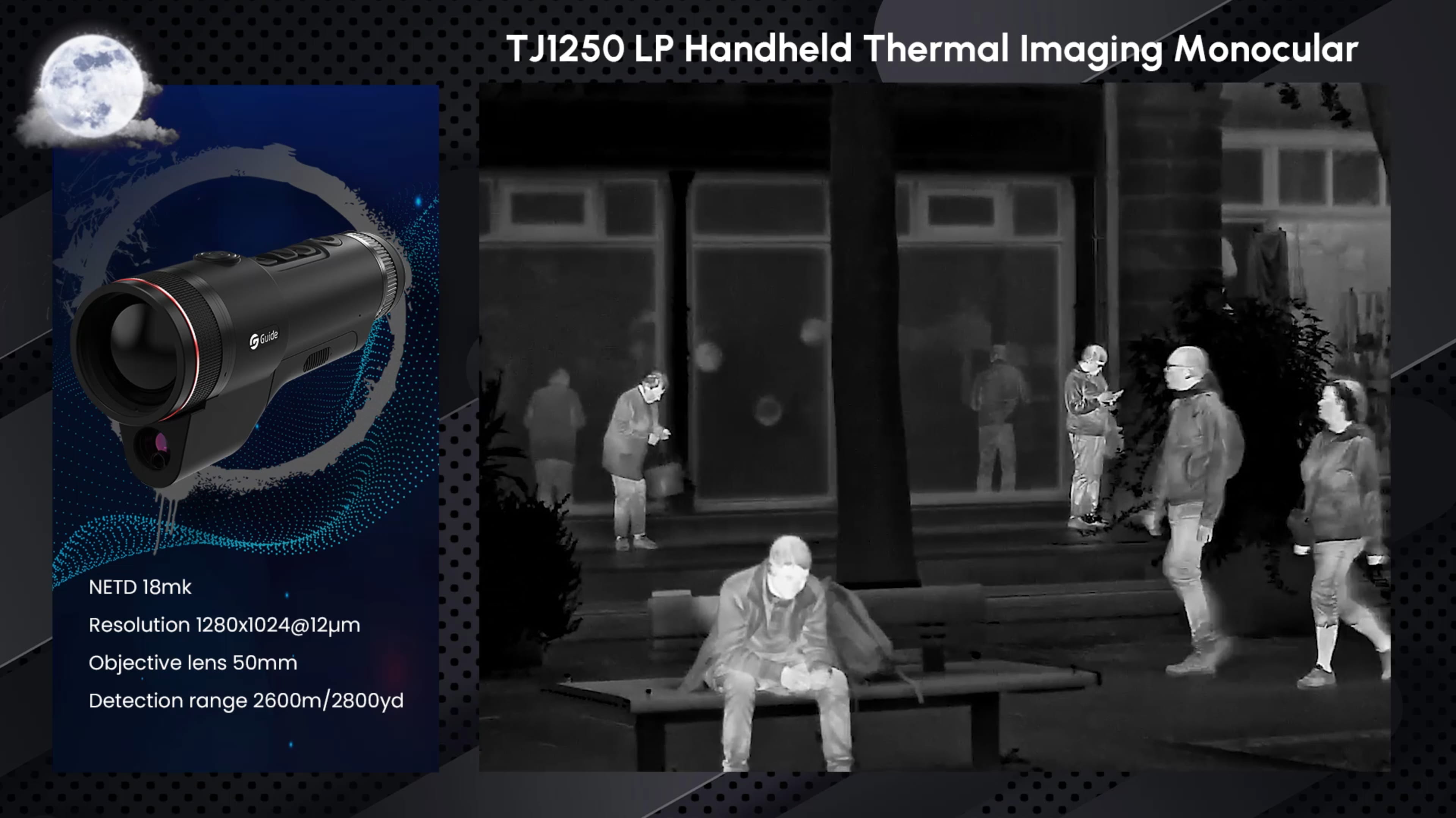 Imágenes térmicas | Guía del monocular térmico TJ1250LP para uso en exteriores