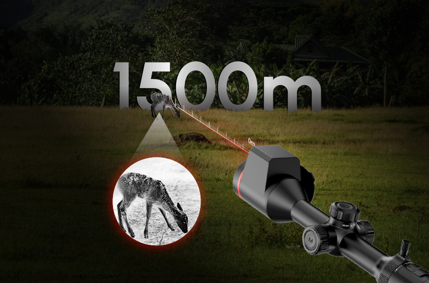 Localización precisa <br> Hasta 1500 m