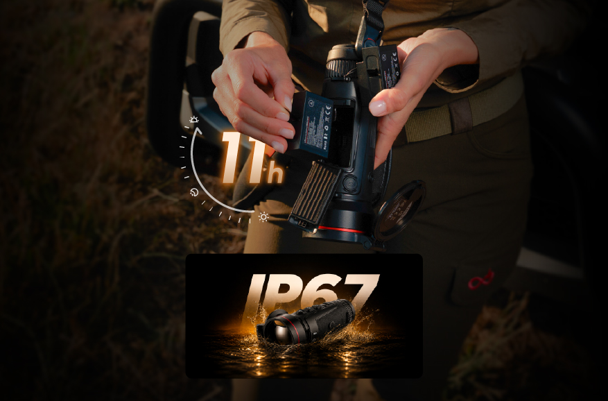 Clasificación de resistencia al agua IP67, diseño con doble batería