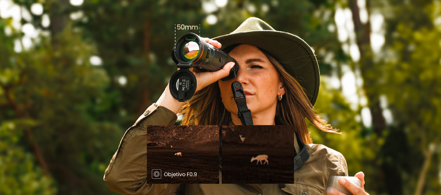 Objetivo de 50 mm: para ver más lejos
